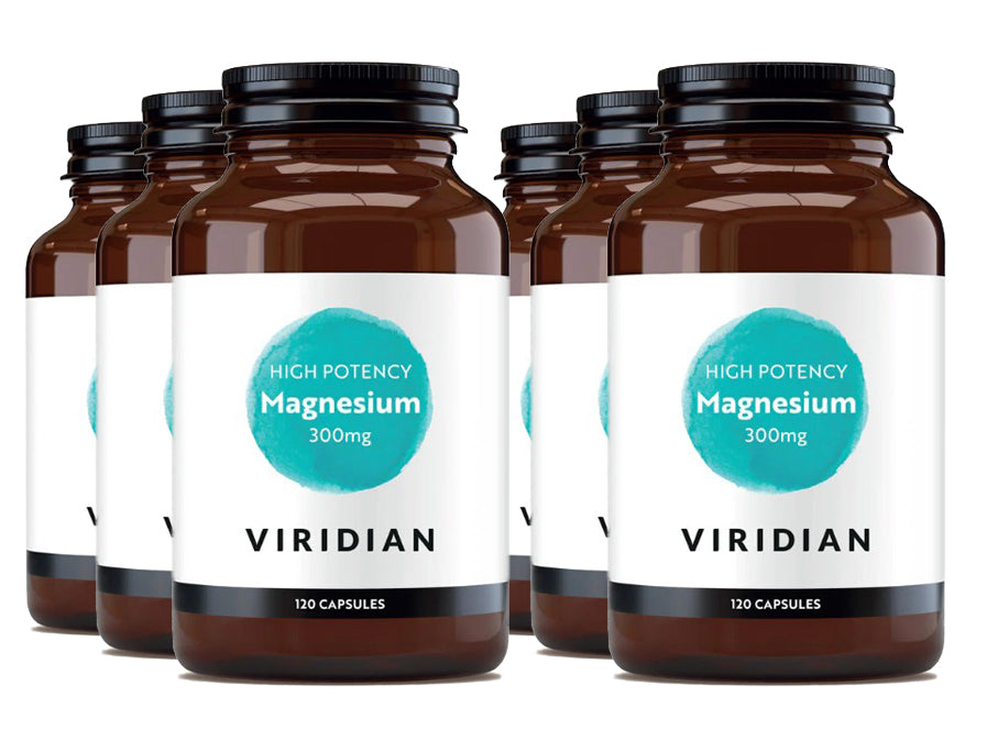 Viridian Hi-Potency Magnesium 300mg 30/120 Capsules