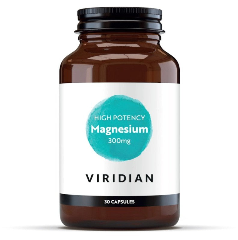 Viridian Hi-Potency Magnesium 300mg 30/120 Capsules