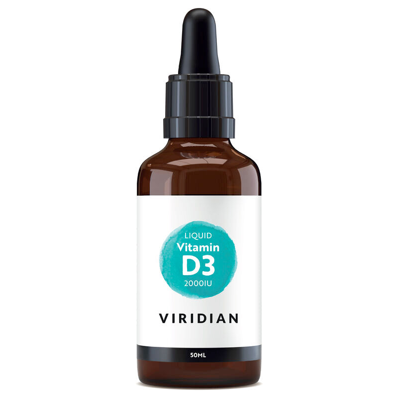 Viridian - Liquid Vitamin D3 2000iu Drops 50ml