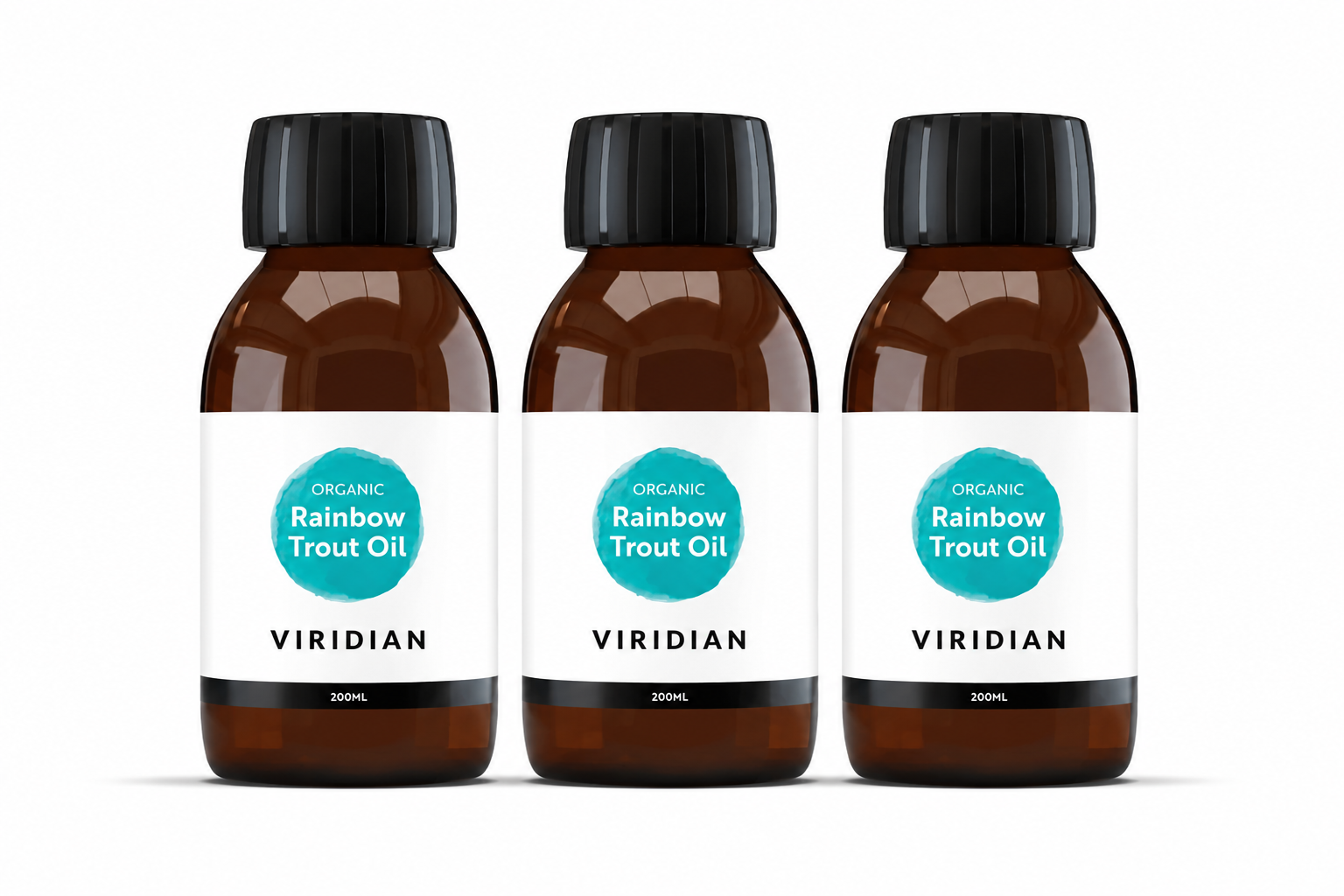 Viridian 100% Rainbow Trout oil 200ml