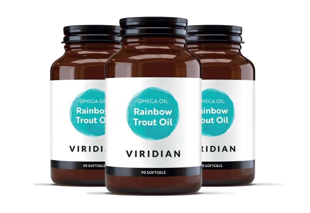 Viridian 100% Sustainable Rainbow Trout oil - 90 softgels