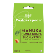 Wedderspoon Manuka Honey Drops – Eucalyptus (20 Drops)