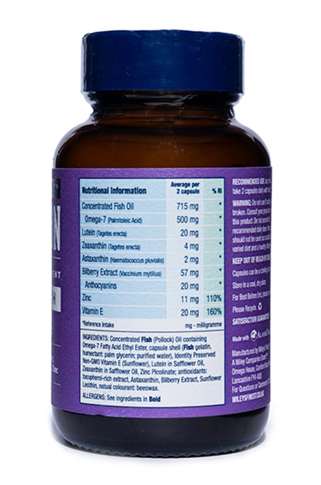 Wiley's Finest Bold Vision - 60 Fish Capsules