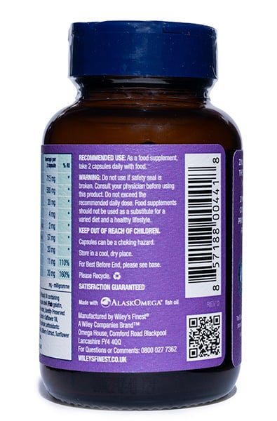 Wiley's Finest Bold Vision - 60 Fish Capsules