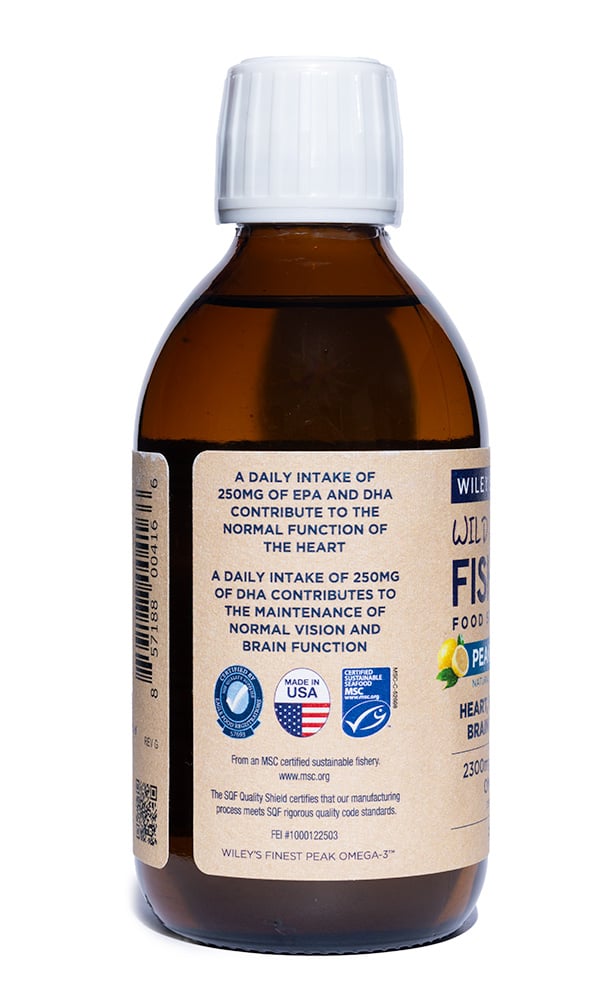 Wiley's Finest Peak Omega 3 Liquid - 125/250ml 25/50 servings