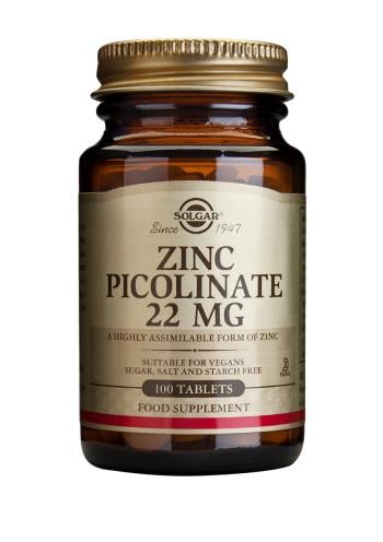 Solgar - Zinc Picolinate 22 mg Tablets